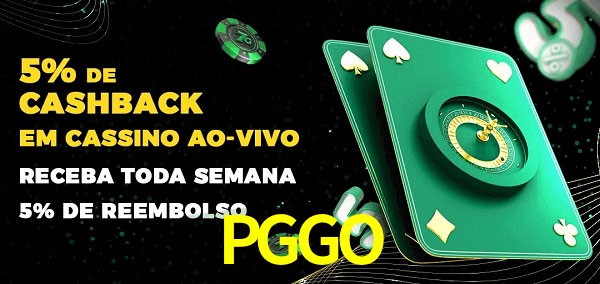 Promoções do cassino ao Vivo PGGO